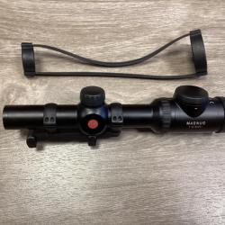 DESTOCKAGE - Leica Magnus 1-6,3X24 réticule DOT avec montage Blaser