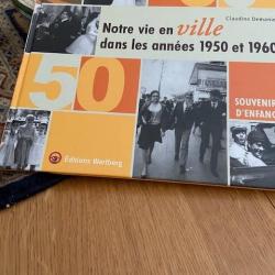 livre notre vie en ville dans les années 1950 et 1960