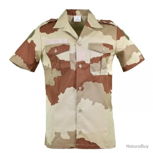 Chemisette chemise manches courtes camouflage dsert daguet Arme Franaise