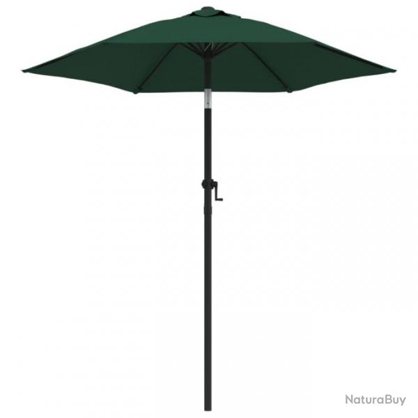 Parasol d'extrieur 200 x 211 cm aluminium vert 02_0008732