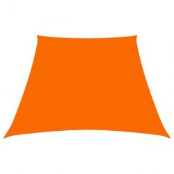 Voile toile d'ombrage parasol tissu oxford trapèze 2/4 x 3 m orange 02_0009754