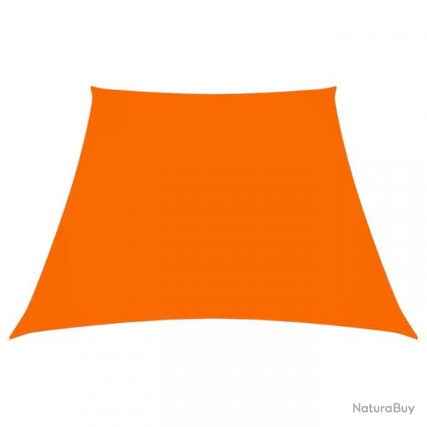 Voile toile d'ombrage parasol tissu oxford trapze 2/4 x 3 m orange 02_0009754