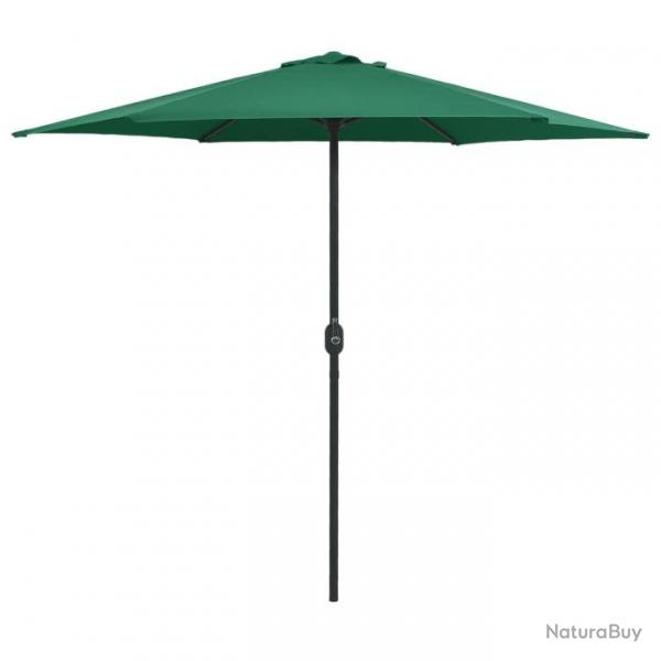 Parasol d'extrieur et mt en aluminium 270 x 246 cm vert 02_0008292