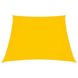 Voile toile d'ombrage parasol tissu oxford trapèze 2/4 x 3 m jaune 02_0009751