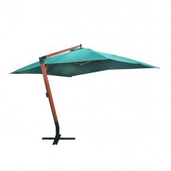 Parasol grand d'extérieur flottant 300 x 400 cm vert 02_0008677