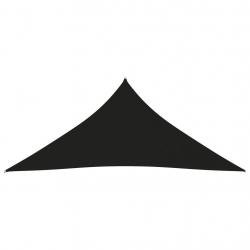 Voile toile d'ombrage parasol tissu oxford triangulaire 3,6 x 3,6 x 3,6 m noir 02_0009816