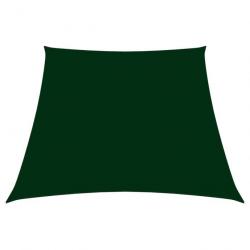 Voile toile d'ombrage parasol tissu oxford trapèze 3/5 x 4 m vert foncé 02_0009784