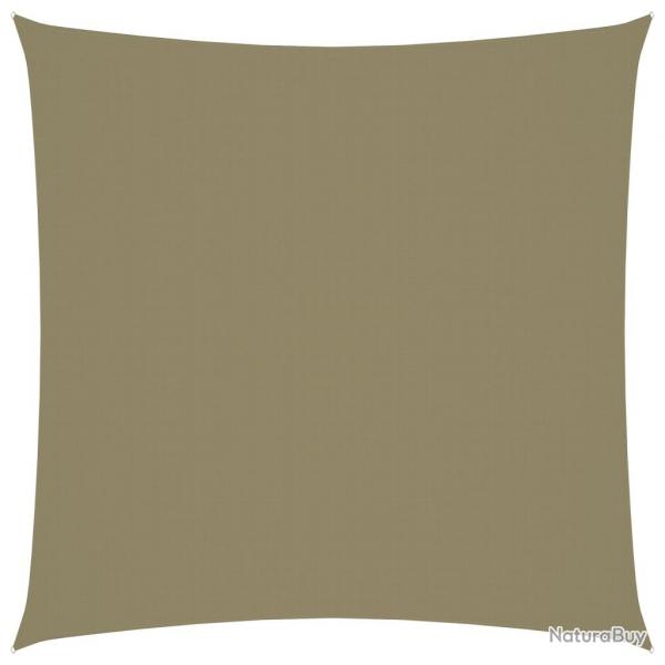 Voile toile d'ombrage parasol tissu oxford carr 7 x 7 m beige 02_0009537