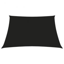 Voile toile d'ombrage parasol tissu oxford carré 3,6 x 3,6 m noir 02_0009478