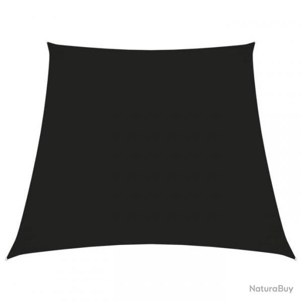 Voile toile d'ombrage parasol tissu oxford trapze 4/5 x 4 m noir 02_0009790