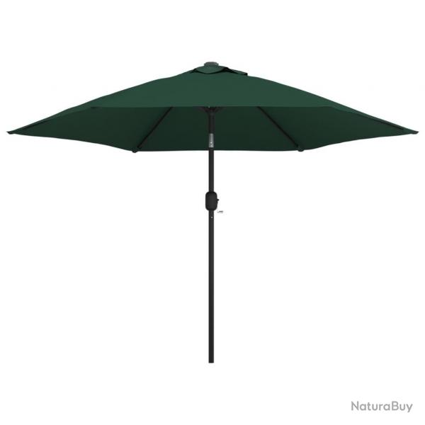 Parasol d'extrieur avec poteau en acier 3 m vert 02_0008735
