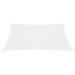 Voile toile d'ombrage parasol tissu oxford carré 7 x 7 m blanc 02_0009538