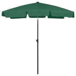 Parasol de plage 180 x 120 cm vert 02_0008409
