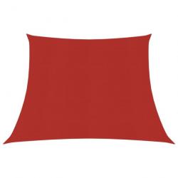 Voile toile d'ombrage parasol 160 g/m² PEHD 4/5 x 3 m rouge 02_0009276
