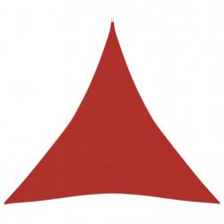 Voile toile d'ombrage parasol 160 g/m² PEHD 5 x 6 x 6 m rouge 02_0009288