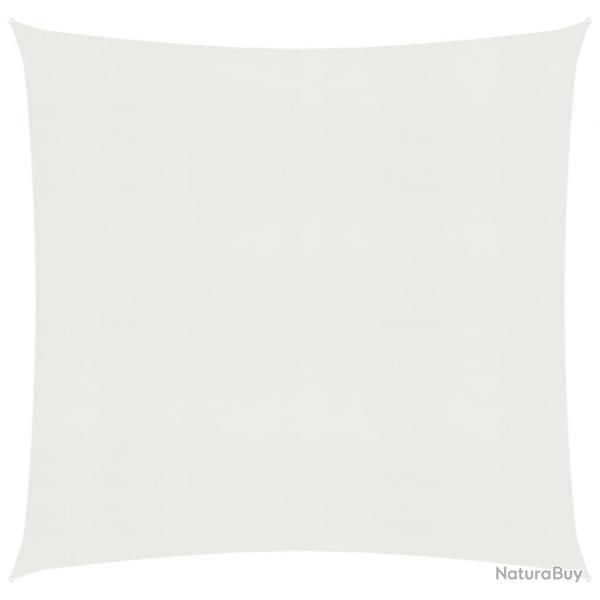 Voile toile d'ombrage parasol 160 g/m PEHD 4,5 x 4,5 m blanc 02_0009023