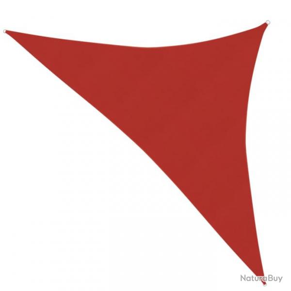 Voile toile d'ombrage parasol 160 g/m 3,5 x 3,5 x 4,9 m PEHD rouge 02_0009259
