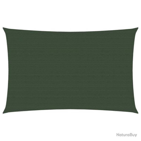 Voile toile d'ombrage parasol 160 g/m PEHD 2 x 4,5 m vert fonc 02_0009413