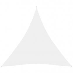 Voile toile d'ombrage parasol tissu oxford triangulaire 6 x 6 x 6 m blanc 02_0009946