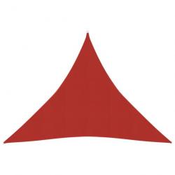 Voile toile d'ombrage parasol 160 g/m² PEHD 4 x 4 x 4 m rouge 02_0009278