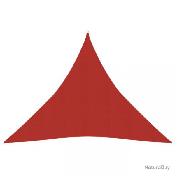 Voile toile d'ombrage parasol 160 g/m PEHD 4 x 4 x 4 m rouge 02_0009278