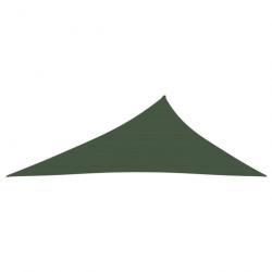 Voile toile d'ombrage parasol 160 g/m² PEHD 4 x 5 x 6,8 m vert foncé 02_0009435