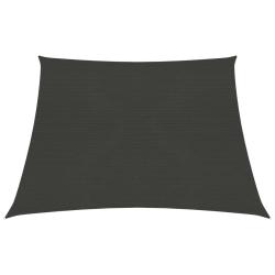 Voile toile d'ombrage parasol 160 g/m² PEHD 3/4 x 3 m anthracite 02_0008918