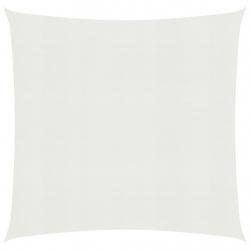 Voile toile d'ombrage parasol 160 g/m² PEHD 5 x 5 m blanc 02_0009034