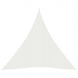 Voile toile d'ombrage parasol 160 g/m² PEHD 5 x 6 x 6 m blanc 02_0009037