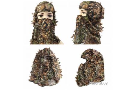 Cagoule de Chasse 3D Camouflage – SoftGun