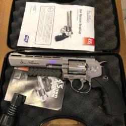 Revolver Dan Wesson 6" Billes acier cal 4.5 (3 joules) co2