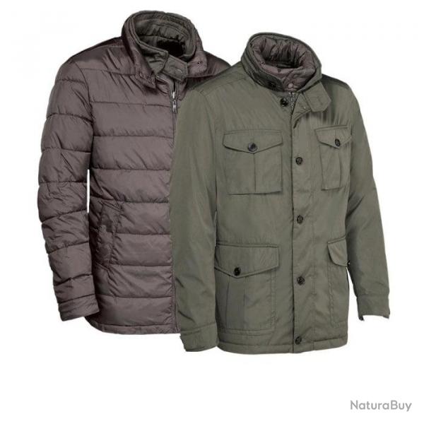 Parka chaude rversible Verney Carron Fridaywear - Marron / Vert / 3XL
