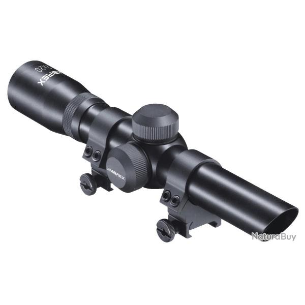 Lunette Umarex RS 2x20 ret. 8 non lumineux  colliers 25.4mm livre avec montage rail 11mm