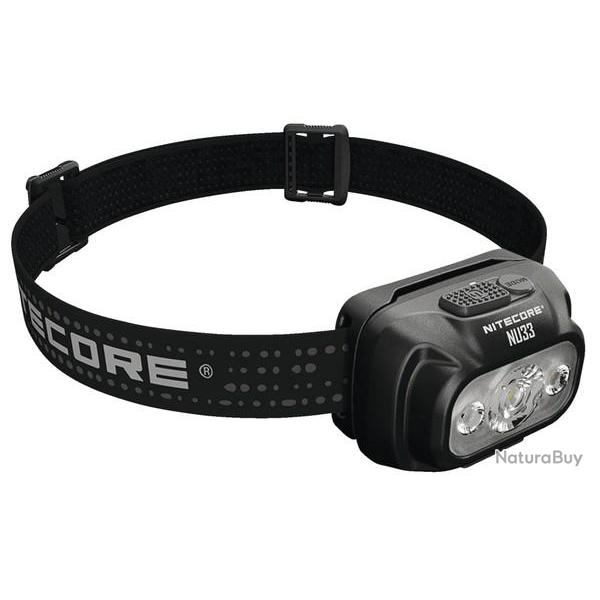 Lampe frontale Nitecore nu33 noir 700lm porte 135m