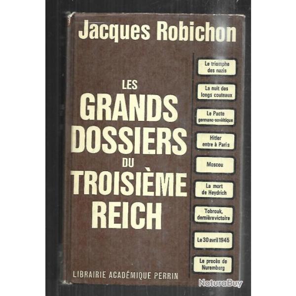 les grands dossiers du troisime Reich. Jacques Robichon , heydrich, le triomphe des nazis, hitler
