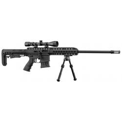 Pack carabine PALLAS cal.22lr sniper black BA-15+ lunette 3-9X40+ bipied +montage