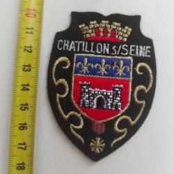 Écusson brodé : "Châtillon Sur Seine "