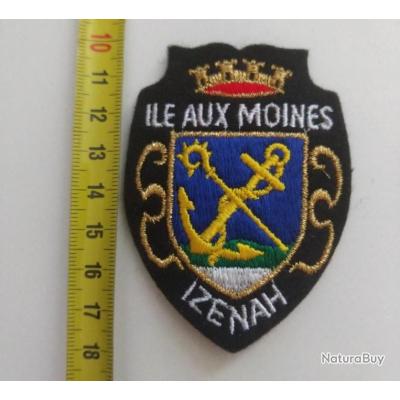 Écusson brodé : " L'Ile Aux Moines - Izenah " - Insignes en tissu