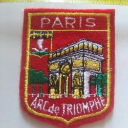 Écusson brodé : " PARIS - ARC DE TRIOMPHE "