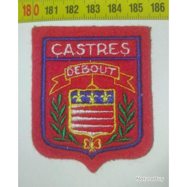 cusson tissu brod : " CASTRES ".