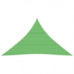 Voile toile d'ombrage parasol 160 g/m² PEHD 3 x 3 x 4,2 m vert clair 02_0009379