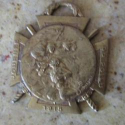 insigne Médaille WWI Journée du POILU 25 26 décembre 1915 1ère Guerre mondiale militaire par Bargas