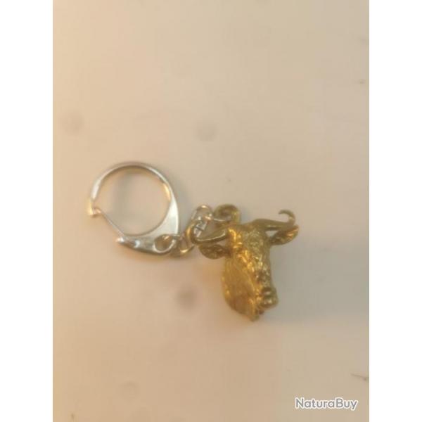 Porte cls tte de Gnou en bronze