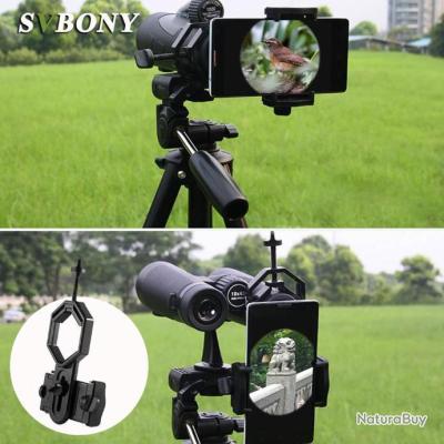 Adaptateur Universel Téléphone Pour Télescope Ou Lunette - Support De Fixation Neuf