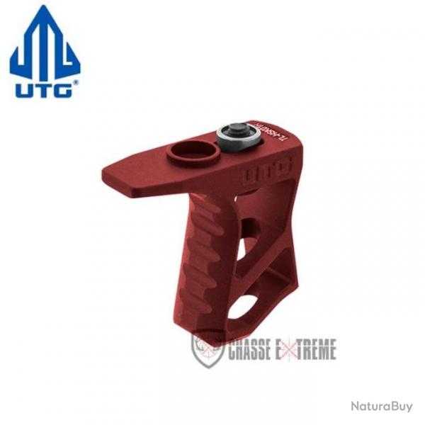 Handstop Grip Aluminium Keymod UTG Rouge