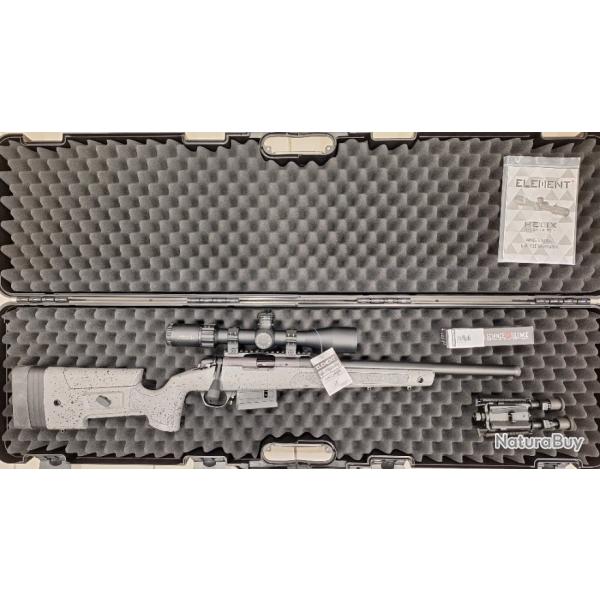 Pack BERGARA B14 R-TRAINER STEEL 22LR + ELEMENT OPTICS HELIX 4-16x44 FFP APR-2D MRAD