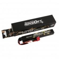 Airsoft - Batterie Li-Po 1 stick 7.4V - 1500 mAh 25C dean | Gens ace (BAT127 | 6928493306451)