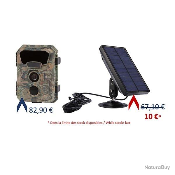 PACK Pige photographiques PIE1066 + piles + carte SD + panneau solaire Numaxes (VF25)