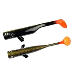 Leurre Souple LMAB Drunk Bait 16cm Espresso Eddie