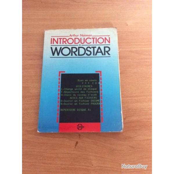 livre de Arthur Naiman :Introduction a Wordstar